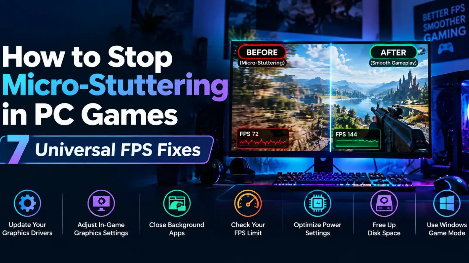 How to Stop Micro-Stuttering in PC Games: 7 Universal FPS Fixes